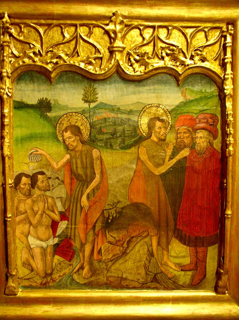 Restauración pintura retablo